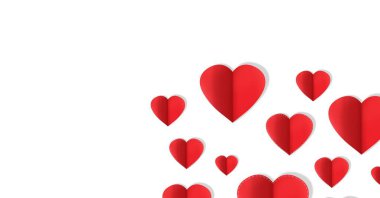Sevgililer günü tasarım yürekleri