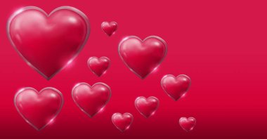 Sevgililer günü tasarım yürekleri