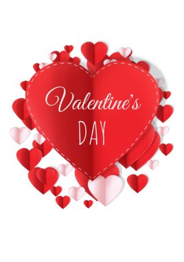 Sevgililer günü tasarım yürekleri