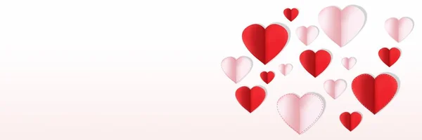 Valentines Day Design Hearts — Stock Photo, Image