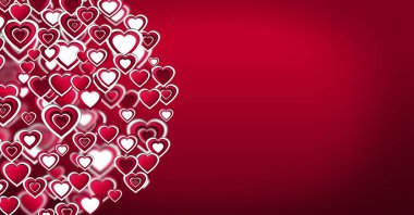 Sevgililer günü tasarım yürekleri