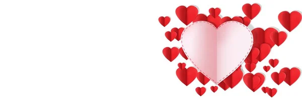 День Святого Валентина Дизайн Сердцем — стоковое фото