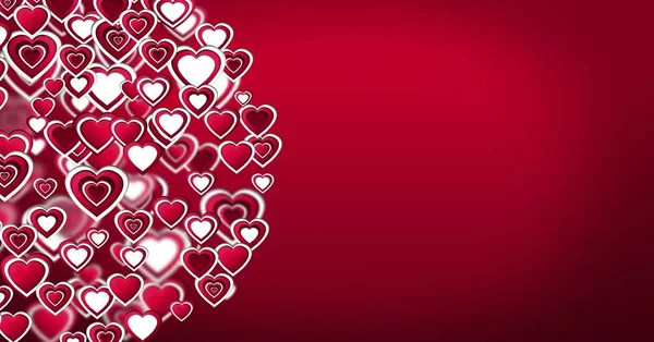 Sevgililer günü tasarım yürekleri