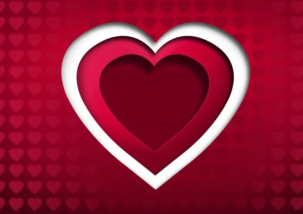 Valentines Day Design Hearts — Stock Photo, Image