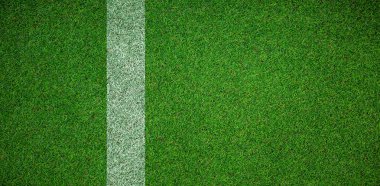 Futbol toprak, çim ve çizgi