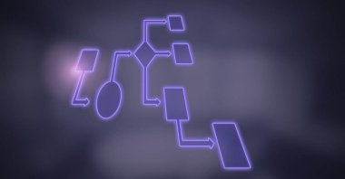 Mor tel kafes dijital bileşik