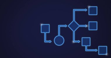 Arka plan mavi mavi tel kafes dijital bileşik