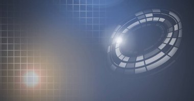 Glowing teknoloji arabiriminin dijital bileşik