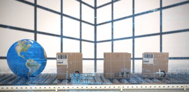 Mavi matris ve kodları Oda büyük pencere gösteren city ile karşı