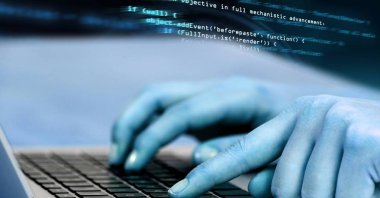 Kodlama metin yazarak el dijital bileşik