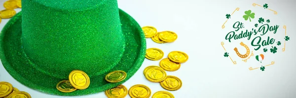 Digitaler Verbund Von Patricks Day Gruß — Stockfoto