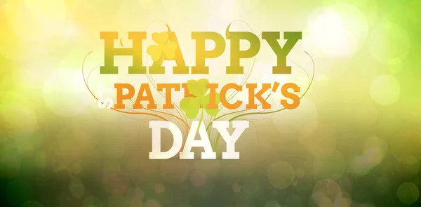 Digital Composite Patricks Day Greeting — Stock Photo, Image