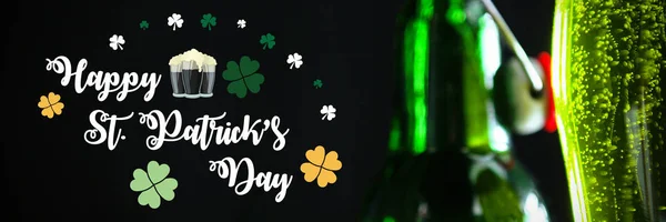 Digital Composite Patricks Day Greeting — стоковое фото