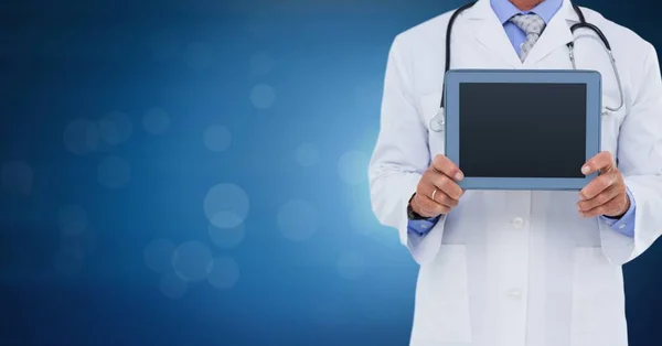 태블릿을 의사의 디지털 — 스톡 사진