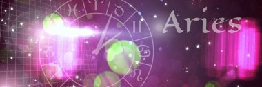 Koç mistik zodyak Astroloji dijital bileşik