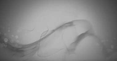 Dijital bileşik gri duman swirls