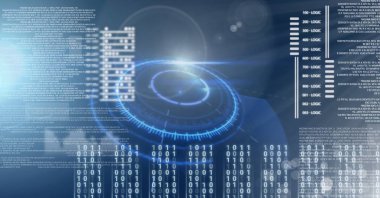 Dijital teknoloji parlak arabiriminin dijital bileşik