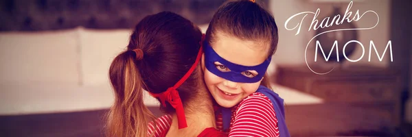 Gracias Mamá Contra Madre Hija — Foto de Stock