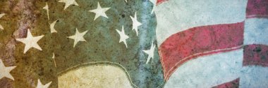 Tam Çerçeve çizgileri ve yıldız Amerikan bayrağı