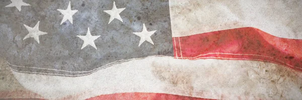 Närbild Fullformat Amerikanska Flaggan — Stockfoto
