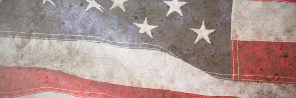 Висока Кут Зору Американський Прапор — стокове фото