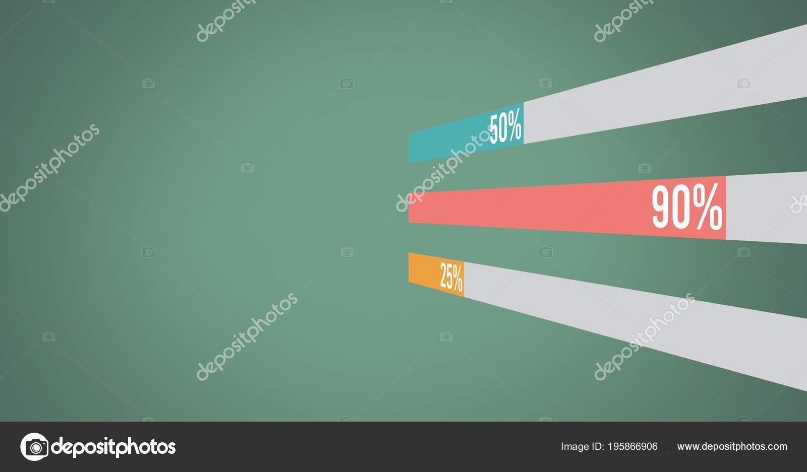 Digital Composite Statistic Bar Charts Percentages Stock Photo by 