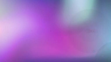 Animation of out of focus spotlight with pink glow moving in hypnotic motion on multi colored glowing background. Seamless loop of digital motion.