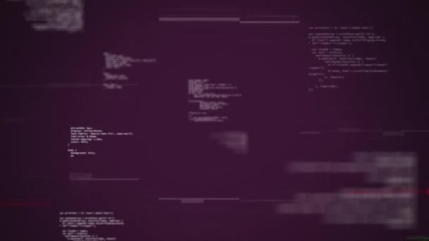 Animation Data Processing Flickering Horizontal Lines Brown Background Digital Design — Stok video