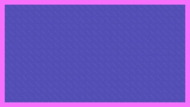 Pembe çerçeveli mor arkaplan üzerinde hareket eden mor soyut şekillerin birden fazla satırının kusursuz döngüsünün animasyonu. 