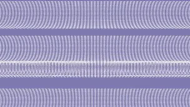 Анімація Цифрового Інтерфейсу Горизонтальними Лініями Потокової Інформації Сіткою Мережевих Єднань — стокове відео