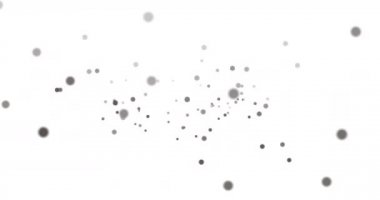 Beyaz arka planda hareket eden gri pleksus yapısının bağlantılar ağı, bilgi akışı ve veri işleme ağı ile animasyonu. 4k