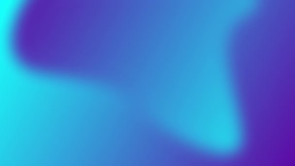 Animación Movimiento Hipnótico Múltiples Puntos Fuera Foco Púrpura Azul Luz — Vídeo de stock