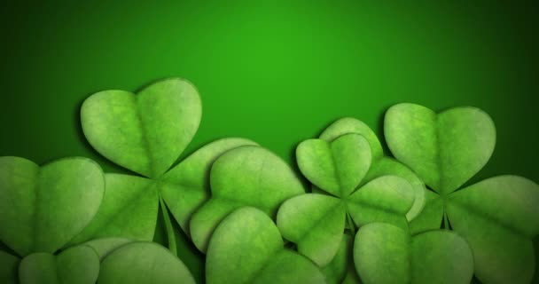 패트릭의 애니메이션은 과어두운 녹색의 샴푸가 아일랜드 문화의 기념은 디지털로 만들어 — 비디오