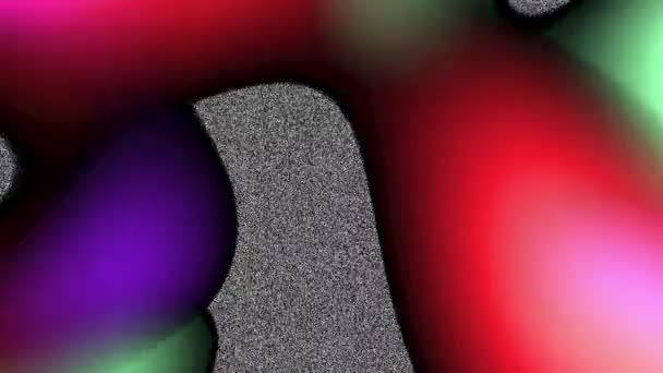 Pack multiple d'éléments alpha. Animation des mots 4 Alpha Flare Superpositions en lettres blanches écrites sur des formes abstraites multicolores en mouvement et des taches de lumière en arrière-plan. Concept de couleur et de mouvement image générée numériquement .