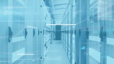 İstatistiklerin canlandırılması, boş bir ofiste veri işleme. Coronavirus Covid-19 pandemik konsept dijital bileşik