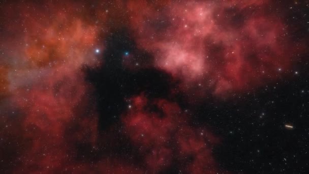 Centro brillante de la galaxia — Vídeo de stock