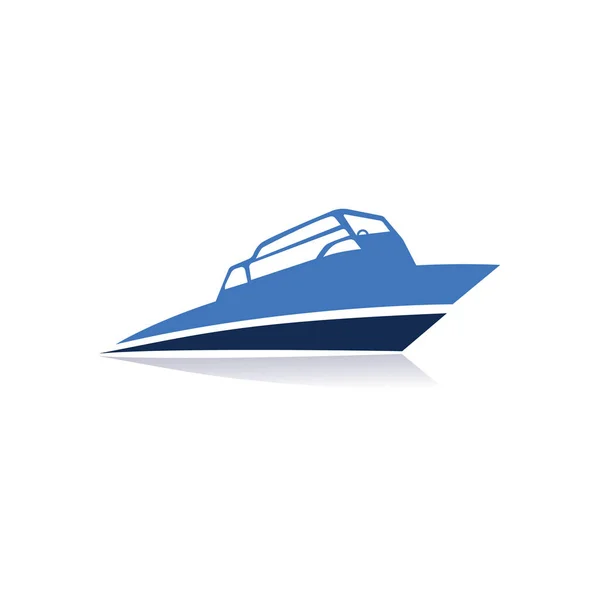 Diseño Del Logotipo Del Barco Vela Vector Velero Icono Del — Vector de stock