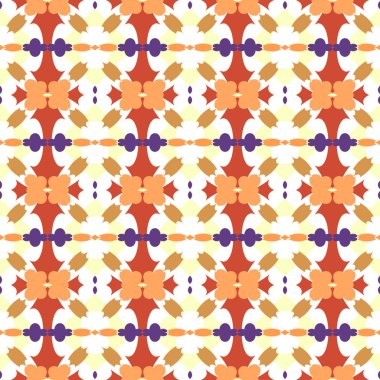 Soyut, pürüzsüz fayans deseni. Vektör illüstrasyonu masaüstü duvar kâğıdı veya bir duvar asılı veya poster için çerçeve, seramik, arkaplan, kalıp dolguları, yüzey dokuları, tekstil için kullanılabilir.