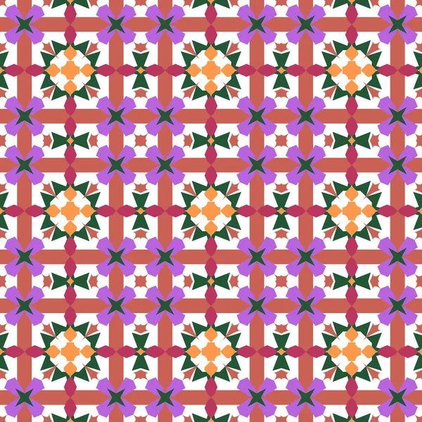 Fond Abstrait Coloré Motif Art Déco Éléments Géométriques Modèle Géométrique — Image vectorielle