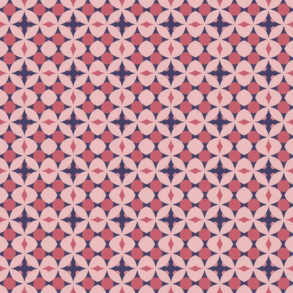 几何元素的艺术装饰模式 具有独特色彩组合的抽象无缝图案 病媒说明 纺织工业设计 — 图库矢量图片