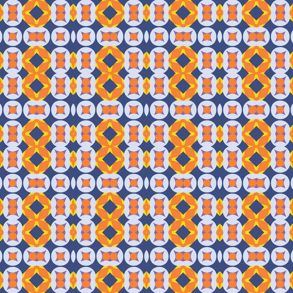 几何元素的艺术装饰模式 具有独特色彩组合的抽象无缝图案 病媒说明 纺织工业设计 — 图库矢量图片