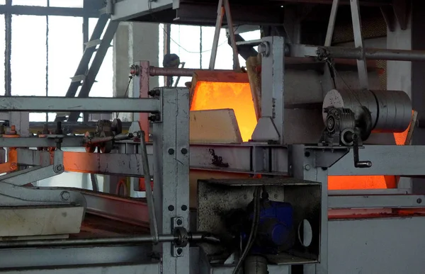 Metaal Smelten Oven Staalfabrieken — Stockfoto