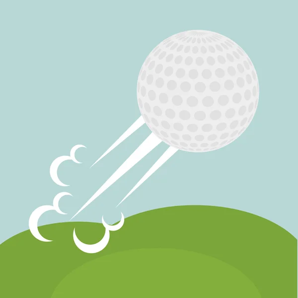 Palla di golf sport design — Vettoriale Stock