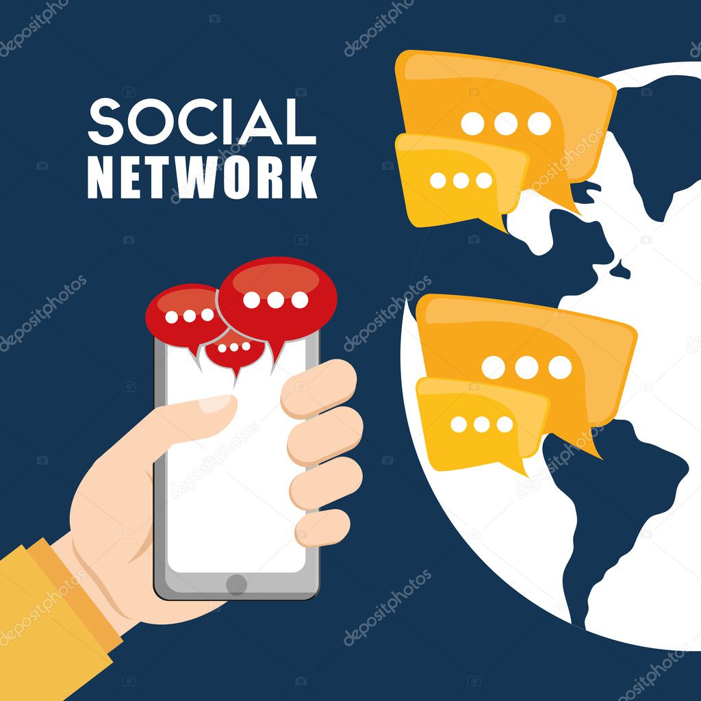 Social network vector design