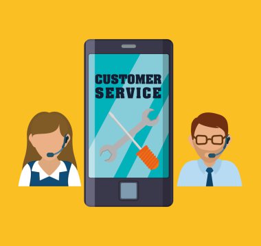 müşteri destek hizmeti simgelerini