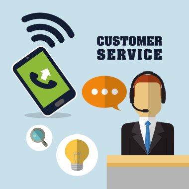 müşteri destek hizmeti simgelerini