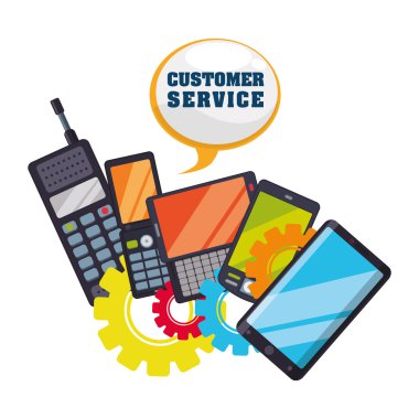 müşteri destek hizmeti simgelerini