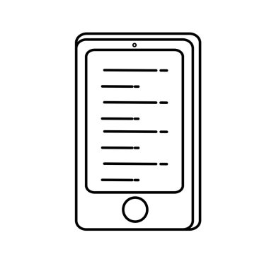 Tablet teknoloji izole simgesi