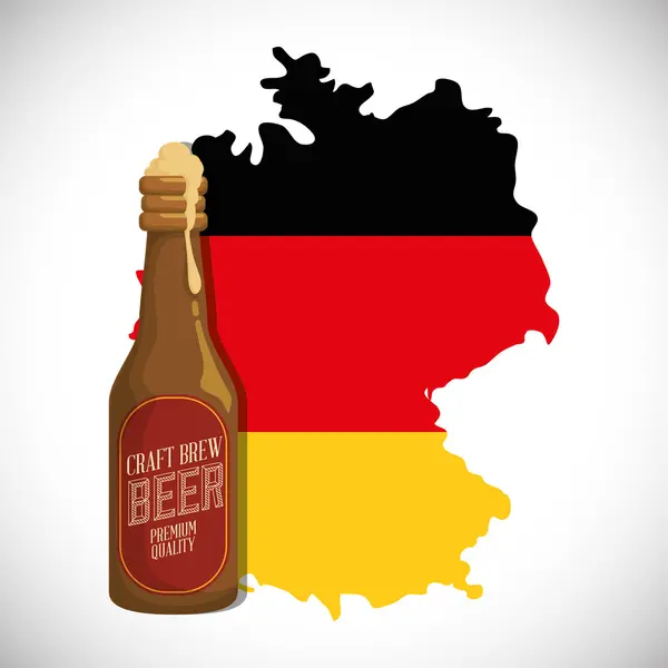 Cerveja alemã de qualidade premium —  Vetores de Stock