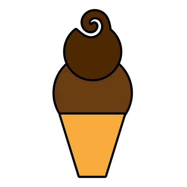 Delicioso helado dulce — Archivo Imágenes Vectoriales